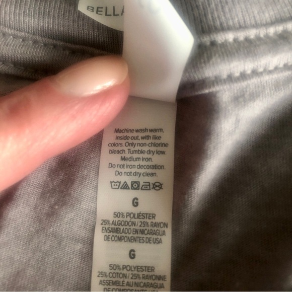 Bella Canvas Robinhood Logo Tee Grey Short Sleeve Men's Unisex size Large - Picture 11 of 13